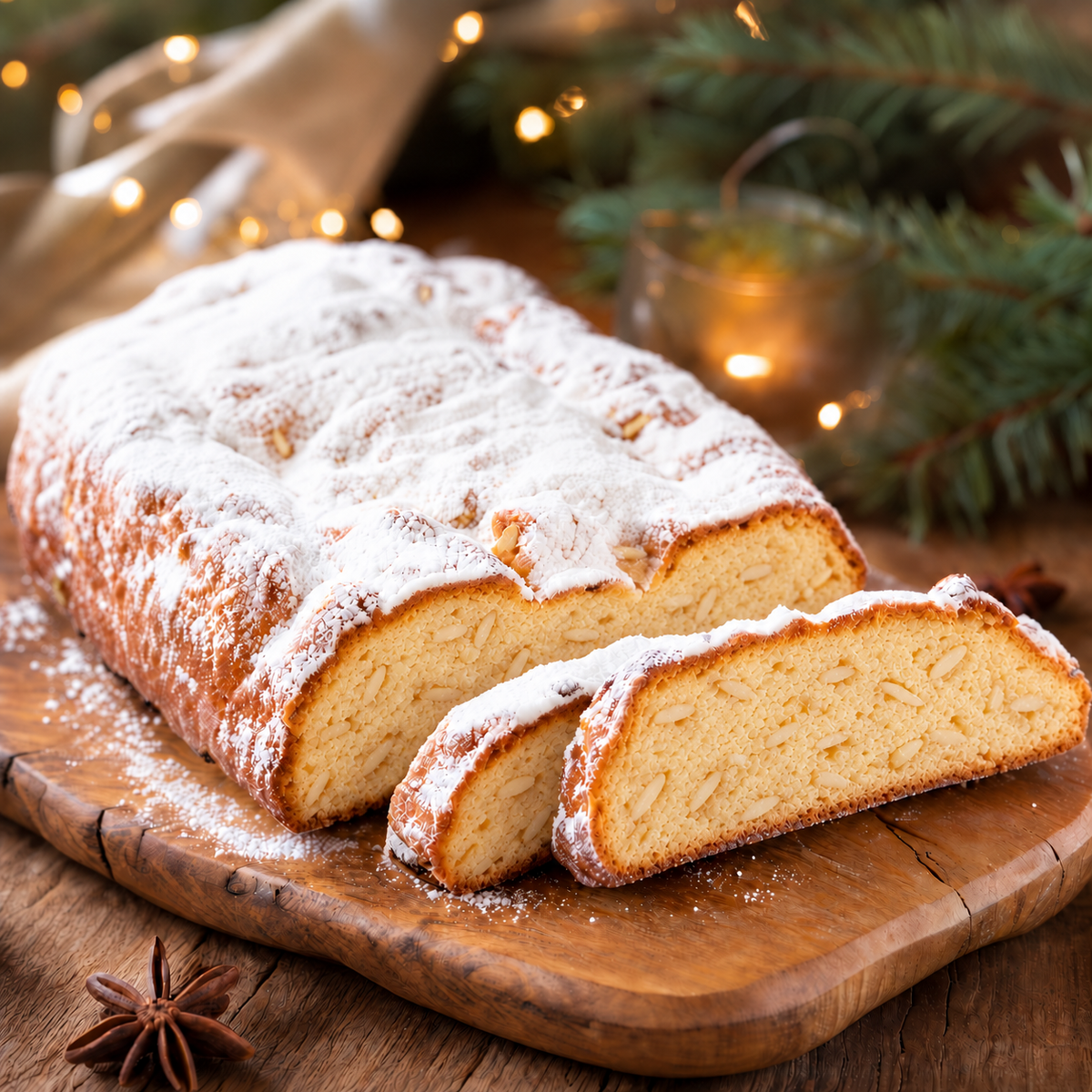 1 kg Goldsiegel - Mandelstollen in stilvollem Karton