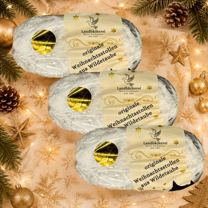 Familienbox - 3x Goldsiegel - Butterstollen 1kg